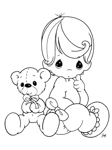 Free Printable Precious Moments Coloring Pages
